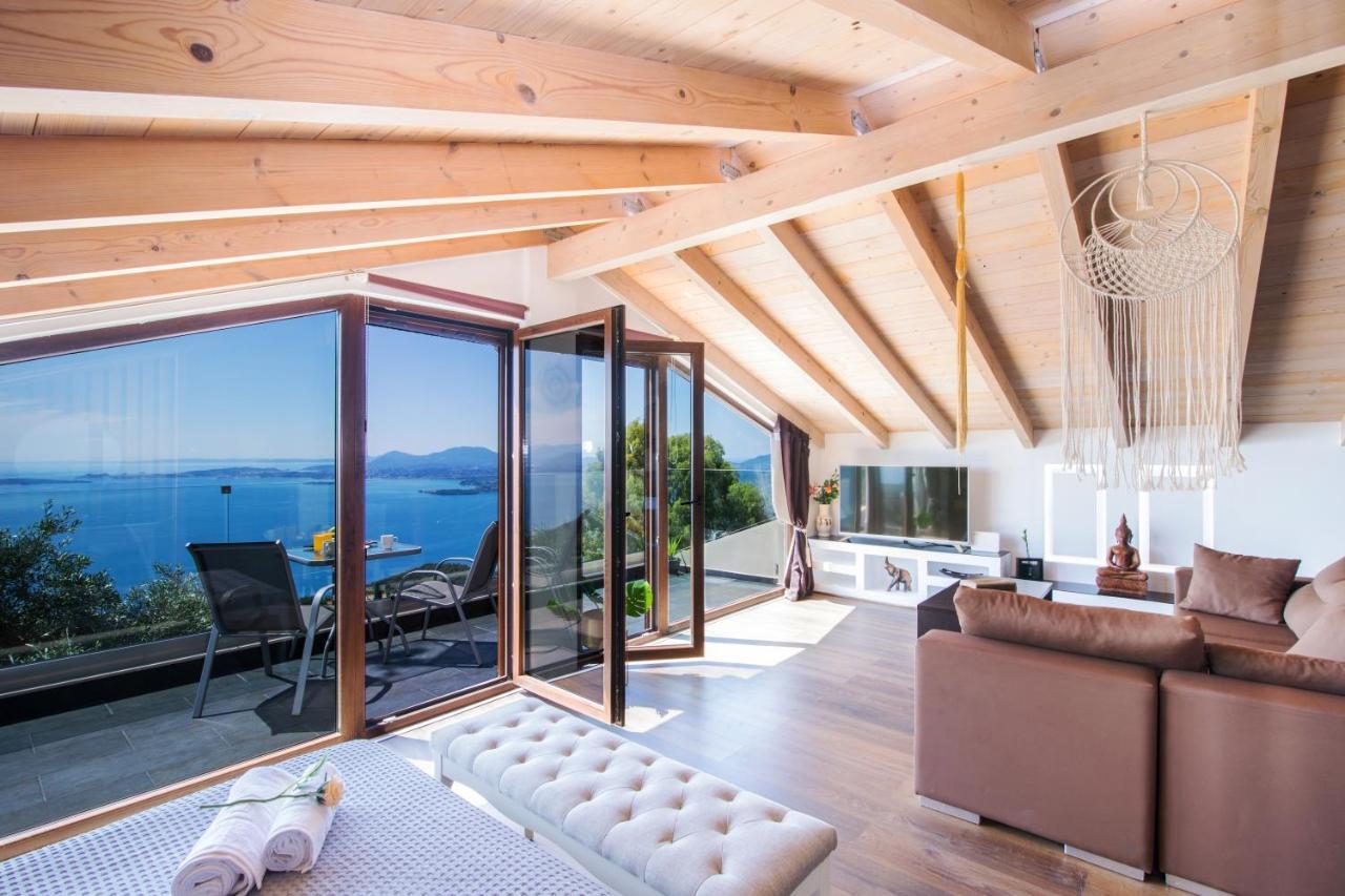 Blue Sky Loft By Corfuescapes Apartamento Spartylas Exterior foto
